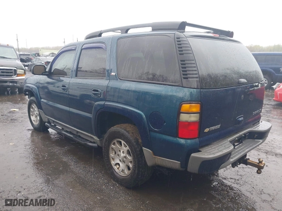 2005 Chevrolet Tahoe LT with VIN 1GNEK13T75R253693, listed as a IAAI auction lot 42013420 with 152,952 mi miles. Bid and sale history available at carsss.com. Image 3.