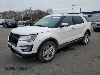 2016 Ford Explorer Limited with VIN 1FM5K8F8XGGC34204, listed as a Copart auction lot 51138245 with 120,971 mi miles and Salvage Title. Bid and sale history available at carsss.com. Image 1.