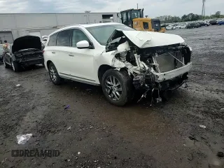 2013 Infiniti JX35 with VIN 5N1AL0MM5DC324103, listed as a Copart auction lot 52975435 with 153,545 mi miles and Salvage Title. Bid and sale history available at carsss.com. Image 12.