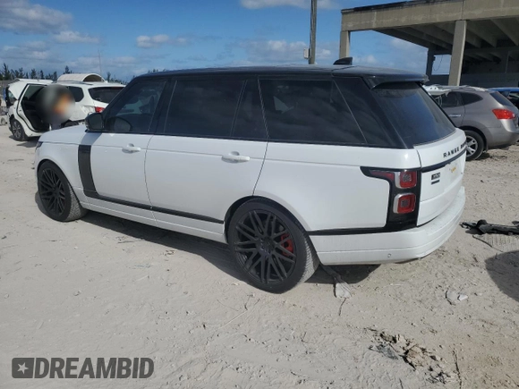 2019 Land Rover Range Rover с VIN SALGS5RE1KA520816, выставлен на аукционе Copart как лот 84727244 с пробегом 35 247 миль миль и Списание • Salvage title. История ставок и продаж доступна на DreamBid. Изображение 2.