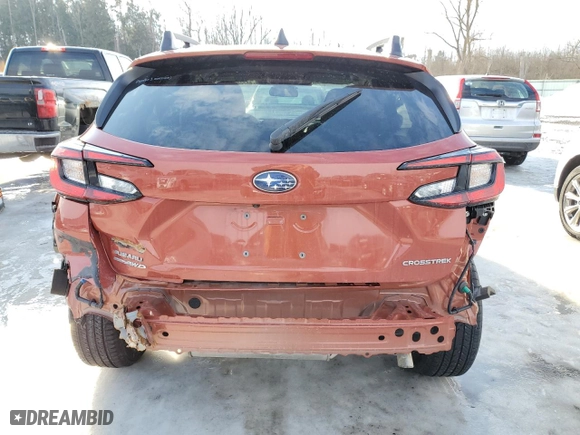 2024 Subaru Crosstrek Premium with VIN JF2GUADC6RH375002, listed as a Copart auction lot 46599715 with NaN miles and Salvage Title. Bid and sale history available at carsss.com. Image 6.