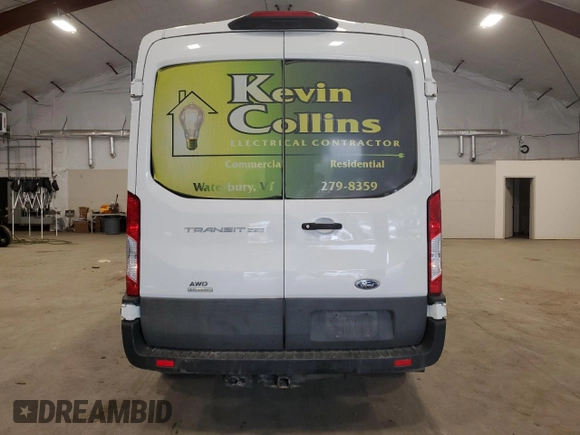 2022 Ford Transit Cargo with VIN 1FTBR2CG0NKA32901, listed as a Copart auction lot 63277404 with 29,146 mi miles and Salvage Title. Bid and sale history available at DreamBid. Image 6.