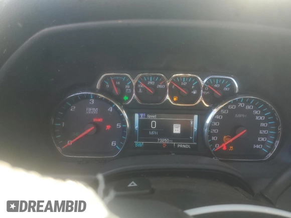 2018 Chevrolet Silverado 1500 with VIN 1GCNCREH8JZ254360, listed as a Copart auction lot 42664504 with 73,250 mi miles and Salvage Title. Bid and sale history available at DreamBid. Image 9.