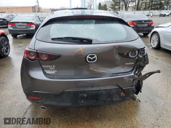2021 Mazda Mazda3 Hatchback Preferred with VIN JM1BPBLL8M1338901, listed as a Copart auction lot 49445535 with 65,893 mi miles and Salvage Title. Bid and sale history available at carsss.com. Image 6.