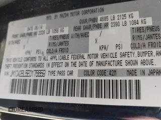 2014 Mazda Mazda5 Sport with VIN JM1CW2BL5E0176659, listed as a IAAI auction lot 41544945 with 102,691 mi miles. Bid and sale history available at carsss.com. Image 9.