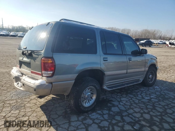 2001 Mercury Mountaineer with VIN 4M2ZU86P31UJ00676, listed as a Copart auction lot 82752844 with 160,886 mi miles and Salvage Title. Bid and sale history available at carsss.com. Image 3.