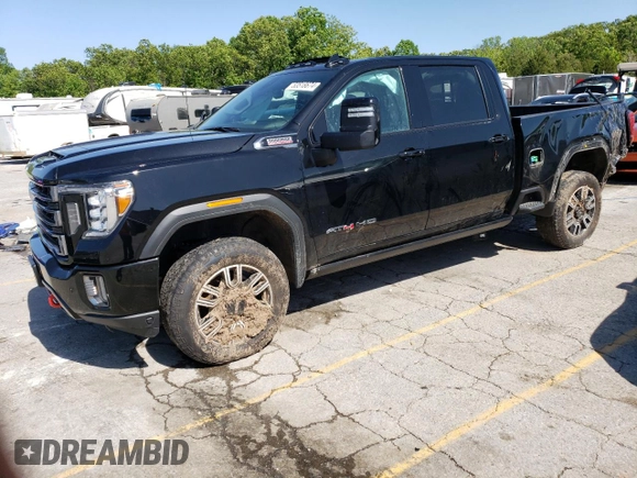 2023 GMC Sierra 3500HD AT4 z VIN 1GT49VEY7PF240124, wystawiony jako Copart lot #53518674 z przebiegiem 48 264 mil mil oraz Szkody całkowita. Historia ofert i sprzedaży dostępna na DreamBid. Obrazek 1.