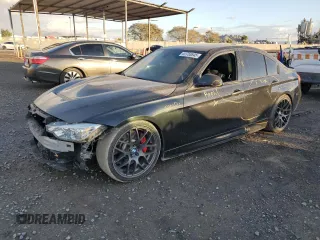 2014 BMW 3 Series 335i with VIN WBA3A9C55EF477935, listed as a Copart auction lot 41755545 with 122,830 mi miles and Non Repairable. Bid and sale history available at carsss.com. Image 1.