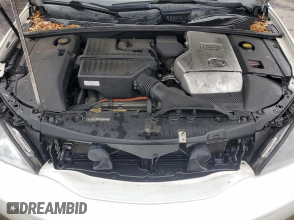 2008 Lexus RX 400h with VIN JTJHW31U382857124, listed as a Copart auction lot 54264275 with 241,588 mi miles and Salvage Title. Bid and sale history available at DreamBid. Image 12.
