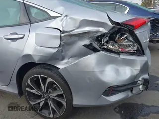 2019 Honda Civic Sedan Sport with VIN 19XFC2F85KE200828, listed as a IAAI auction lot 41807119 with 76,490 mi miles. Bid and sale history available at carsss.com. Image 6.