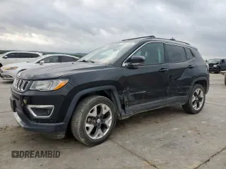 2018 Jeep Compass Limited с VIN 3C4NJDCB7JT135679, выставлен на аукционе Copart как лот 54924155 с пробегом 131 586 миль миль и Списание • Salvage title. История ставок и продаж доступна на DreamBid. Изображение 1.