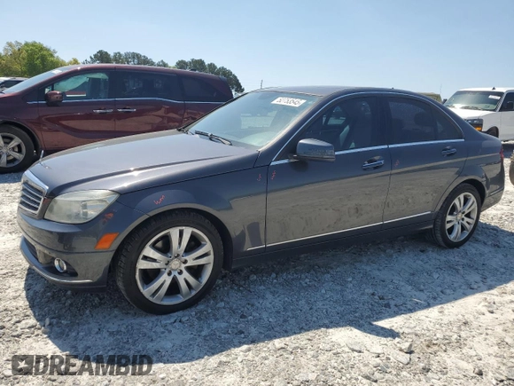 2010 Mercedes-Benz C 300 Sport with VIN WDDGF5EB8AR120619, listed as a Copart auction lot 52753545 with 136,031 mi miles and Salvage title. Bid and sale history available at DreamBid. Image 1.
