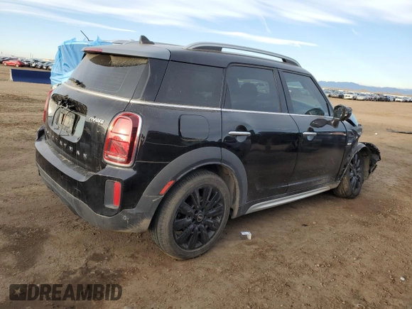 2021 MINI Countryman Oxford Edition with VIN WMZ23BR08M3N18103, listed as a Copart auction lot 48546585 with 47,209 mi miles and Salvage Title. Bid and sale history available at carsss.com. Image 3.