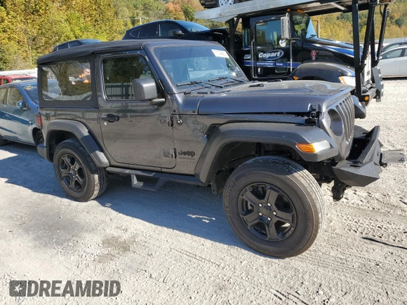 2022 Jeep Wrangler Sport with VIN 1C4HJXAG1NW227710, listed as a Copart auction lot 71744683 with 17,740 mi miles and . Bid and sale history available at DreamBid. Image 4.