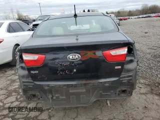 2013 Kia Rio LX with VIN KNADM4A30D6207753, listed as a Copart auction lot 85595694 with 63,062 mi miles and Salvage Title. Bid and sale history available at carsss.com. Image 6.