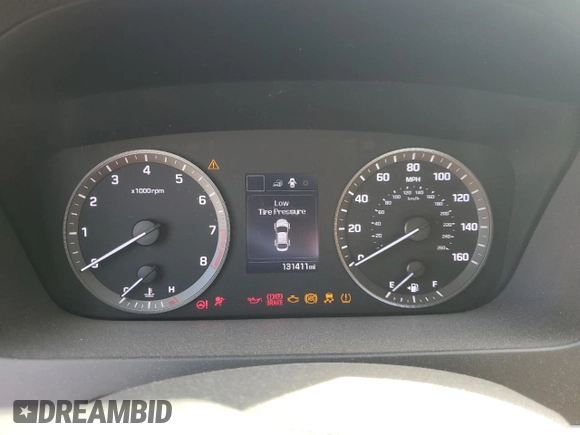 2017 Hyundai Sonata SE with VIN 5NPE24AF6HH454178, listed as a Copart auction lot 54942205 with 131,411 mi miles and Clean Title. Bid and sale history available at DreamBid. Image 9.