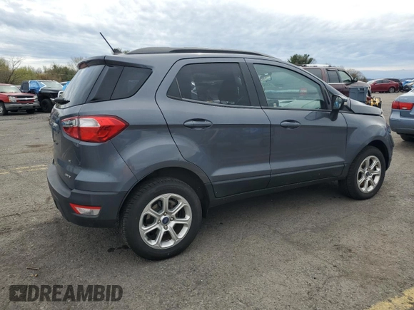 2018 Ford EcoSport SE with VIN MAJ6P1UL8JC237793, listed as a Copart auction lot 51893455 with 56,739 mi miles and Salvage Title. Bid and sale history available at carsss.com. Image 3.