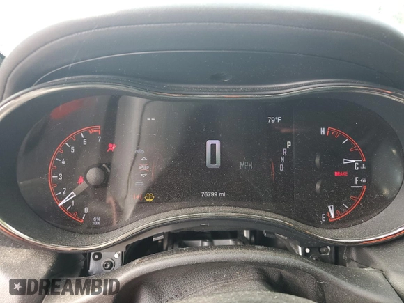 2019 Dodge Durango GT Plus with VIN 1C4RDJDG2KC633772, listed as a Copart auction lot 56954625 with 76,799 mi miles and Salvage title. Bid and sale history available at DreamBid. Image 9.