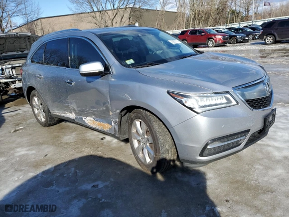 2016 Acura MDX w/Advance with VIN 5FRYD4H94GB059631, listed as a Copart auction lot 43637775 with 180,217 mi miles and Salvage Title. Bid and sale history available at carsss.com. Image 4.