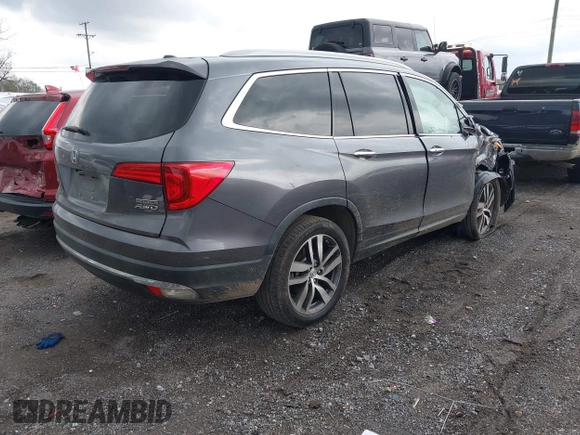 2016 Honda Pilot Touring with VIN 5FNYF6H93GB003106, listed as a IAAI auction lot 41989772 with 110,123 mi miles. Bid and sale history available at carsss.com. Image 4.