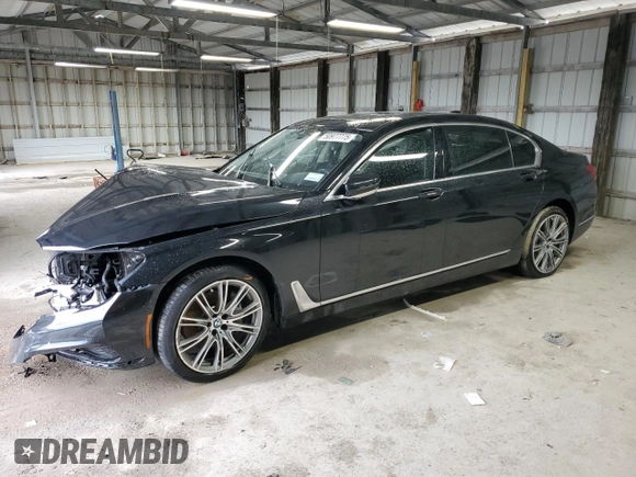 2019 BMW 7 Series 740i с VIN WBA7E2C57KB454012, выставлен на аукционе Copart как лот 50977775 с пробегом Не указан миль и Списание • Salvage title. История ставок и продаж доступна на DreamBid. Изображение 1.