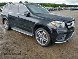 2017 Mercedes-Benz GLS 550 with VIN 4JGDF7DE9HA947571, listed as a Copart auction lot 54668915 with Not provided miles and Salvage title. Bid and sale history available at DreamBid. Image 4.