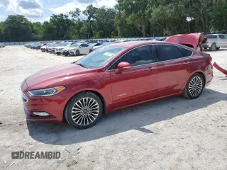 2017 Ford Fusion Hybrid Titanium with VIN 3FA6P0RU6HR155276, listed as a Copart auction lot 61790005 with 208,070 mi miles and Salvage title. Bid and sale history available at DreamBid. Image 1.