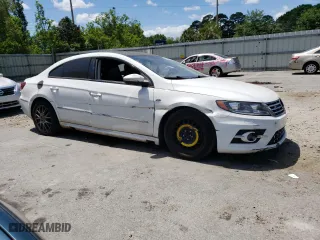 2015 Volkswagen CC R-Line with VIN WVWBN7AN1FE802582, listed as a Copart auction lot 49492973 with 124,521 mi miles. Bid and sale history available at carsss.com. Image 4.
