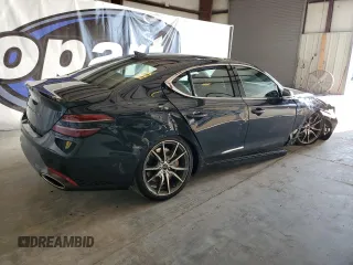 2025 Genesis G70 2.5T with VIN KMTG34SC0SU149185, listed as a Copart auction lot 77649894 with 4,061 mi miles and Non Repairable. Bid and sale history available at carsss.com. Image 3.