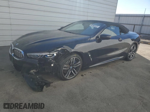2024 BMW 8 Series 840i with VIN WBADZ2C00RCR68994, listed as a Copart auction lot 79718594 with Not Provided miles and Clean Title. Bid and sale history available at carsss.com. Image 1.