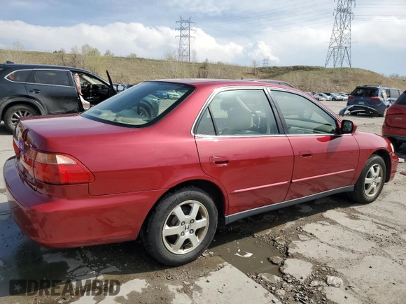 2000 Honda Accord SE with VIN JHMCG5677YC016067, listed as a Copart auction lot 54243735 with 155,183 mi miles and Salvage title. Bid and sale history available at DreamBid. Image 3.