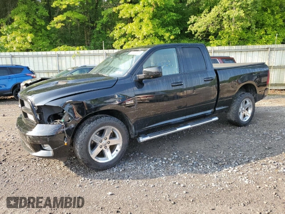 2012 Ram 1500 Sport с VIN 1C6RD7HT6CS173489, выставлен на аукционе Copart как лот 59934505 с пробегом 109 718 миль миль и Списание • Salvage title. История ставок и продаж доступна на DreamBid. Изображение 1.