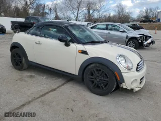 2013 MINI Cooper Coupe with VIN WMWSX1C56DT507407, listed as a Copart auction lot 48176045 with 110,616 mi miles and Salvage Title. Bid and sale history available at carsss.com. Image 4.
