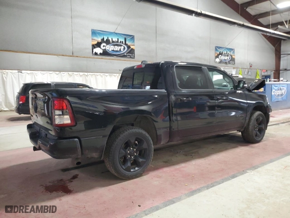 2019 Ram 1500 Big Horn/Lone Star with VIN 1C6RRFFG2KN908810, listed as a Copart auction lot 50892145 with 135,604 mi miles and Salvage Title. Bid and sale history available at carsss.com. Image 3.