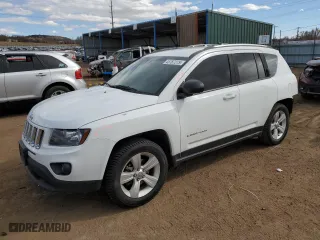 2017 Jeep Compass 75th Anniversary Edition with VIN 1C4NJDBB6HD104392, listed as a Copart auction lot 45767275 with 96,552 mi miles and Salvage Title. Bid and sale history available at carsss.com. Image 1.