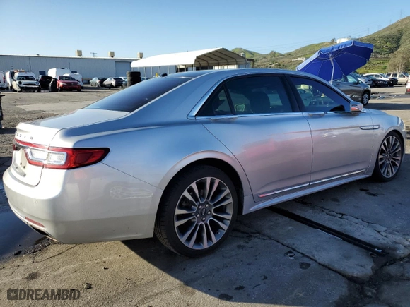 2017 Lincoln Continental Select with VIN 1LN6L9SP8H5631797, listed as a Copart auction lot 45121064 with 86,001 mi miles. Bid and sale history available at carsss.com. Image 3.
