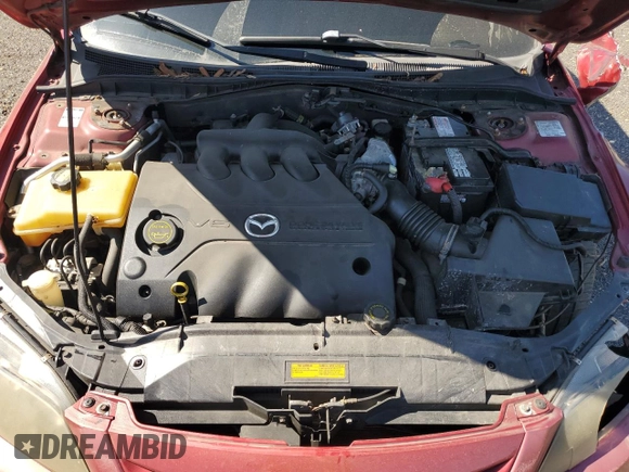 2007 Mazda 6 S Sport VE with VIN 1YVHP80D475M61404, listed as a Copart auction lot 54227555 with 163,390 mi miles and Salvage Title. Bid and sale history available at DreamBid. Image 11.