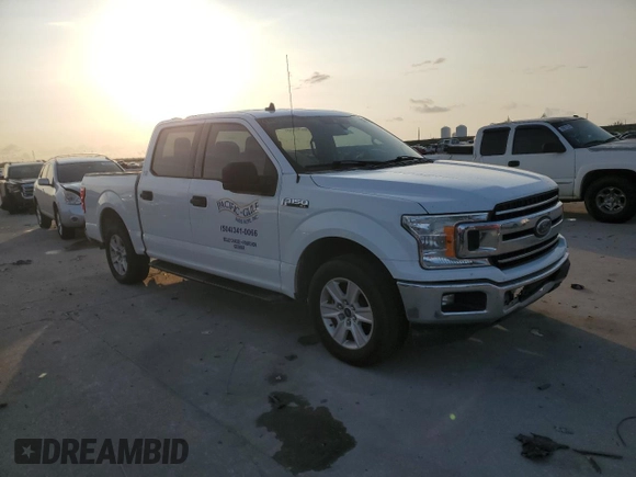 2019 Ford F-150 XL with VIN 1FTEW1CB9KKD94886, listed as a Copart auction lot 58865605 with 181,452 mi miles and Salvage title. Bid and sale history available at DreamBid. Image 4.