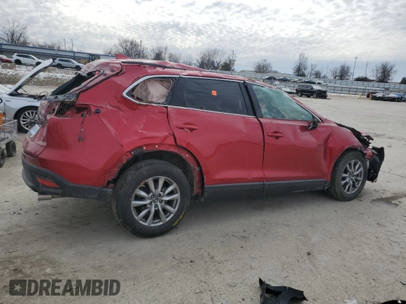 2018 Mazda CX-9 Touring with VIN JM3TCACY7J0210812, listed as a Copart auction lot 45380805 with 83,403 mi miles and Salvage title. Bid and sale history available at DreamBid. Image 3.
