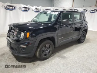 2019 Jeep Renegade Sport with VIN ZACNJAAB7KPK17919, listed as a Copart auction lot 55537205 with 83,080 mi miles and Clean title. Bid and sale history available at DreamBid. Image 1.
