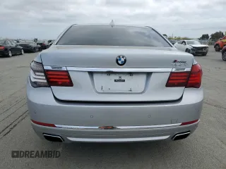 2013 BMW 7 Series 750i with VIN WBAYA8C57DC996498, listed as a Copart auction lot 52907415 with 109,405 mi miles and Salvage Title. Bid and sale history available at DreamBid. Image 6.