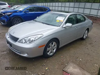 2005 Lexus ES 330 with VIN JTHBA30G855131626, listed as a IAAI auction lot 41979272 with 115,275 mi miles. Bid and sale history available at carsss.com. Image 2.