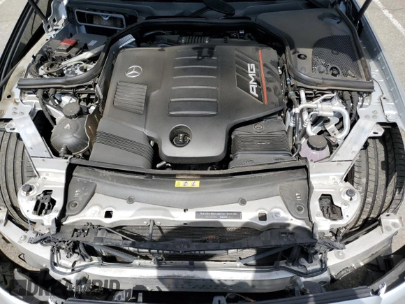 2019 Mercedes-Benz E 53 AMG with VIN WDDZF6BB6KA619132, listed as a Copart auction lot 50755365 with 59,130 mi miles and Salvage title. Bid and sale history available at DreamBid. Image 11.