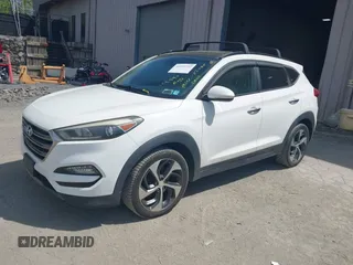 2016 Hyundai Tucson Eco with VIN KM8J3CA22GU076489, listed as a IAAI auction lot 42169732 with 153,597 mi miles. Bid and sale history available at carsss.com. Image 18.
