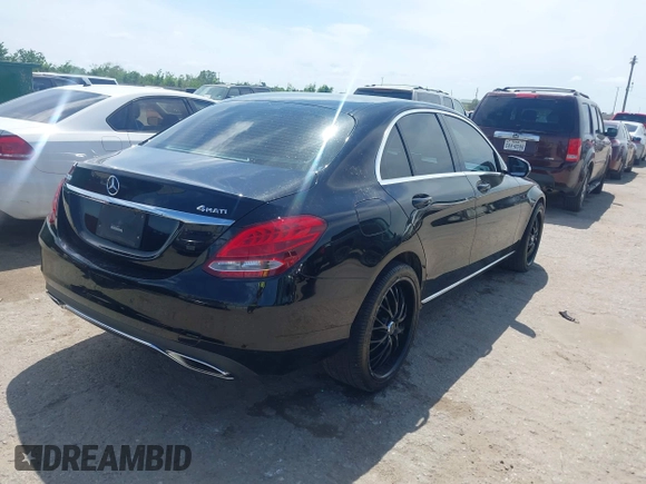 2015 Mercedes-Benz C 300 Luxury with VIN 55SWF4KB0FU024371, listed as a IAAI auction lot 42056336 with 50,530 mi miles and . Bid and sale history available at DreamBid. Image 4.