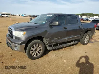 2012 Toyota Tundra with VIN 5TFEM5F17CX050428, listed as a Copart auction lot 47881545 with 154,959 mi miles and Salvage title. Bid and sale history available at DreamBid. Image 1.