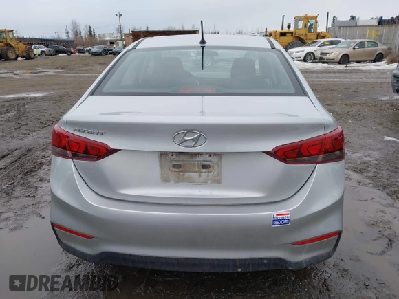 2019 Hyundai Accent SE with VIN 3KPC24A38KE069830, listed as a IAAI auction lot 42057953 with 57,240 mi miles. Bid and sale history available at carsss.com. Image 16.