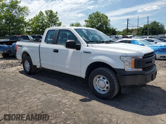 2018 Ford F-150 XL with VIN 1FTEX1EB2JFA64878, listed as a Copart auction lot 65714105 with 92,452 mi miles and Clean title. Bid and sale history available at DreamBid. Image 4.