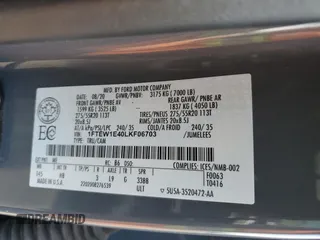2020 Ford F-150 XL z VIN 1FTEW1E40LKF06703, wystawiony jako Copart lot #60297365 z przebiegiem 88 201 mil mil oraz Szkoda całkowita • Salvage title. Historia ofert i sprzedaży dostępna na DreamBid. Obrazek 13.