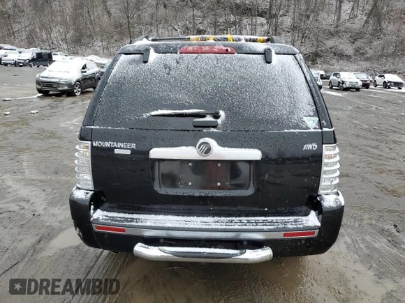 2007 Mercury Mountaineer Premier with VIN 4M2EU48E07UJ23392, listed as a Copart auction lot 85943174 with 66,186 mi miles and Salvage Title. Bid and sale history available at carsss.com. Image 6.